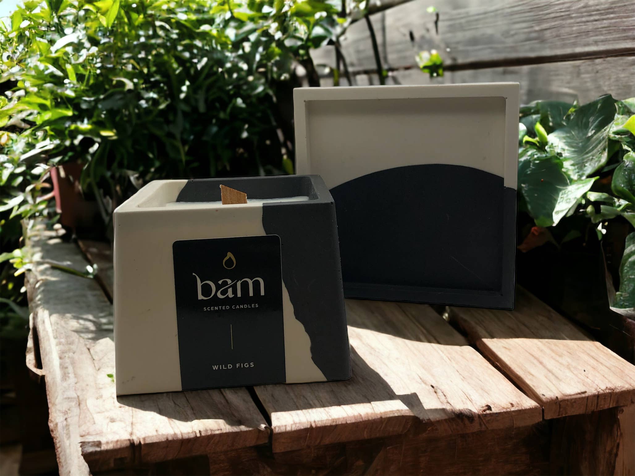 BAM - FIGUES SAUVAGES bougie parfumée - Collection SQUARE
