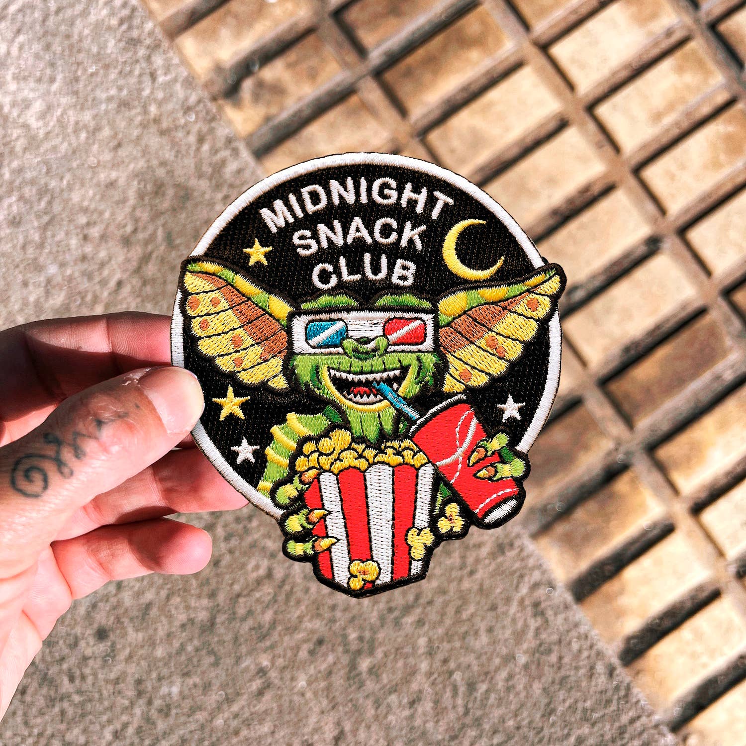 Écusson thermocollant Midnight Snack Club Gremlin de La Barbuda