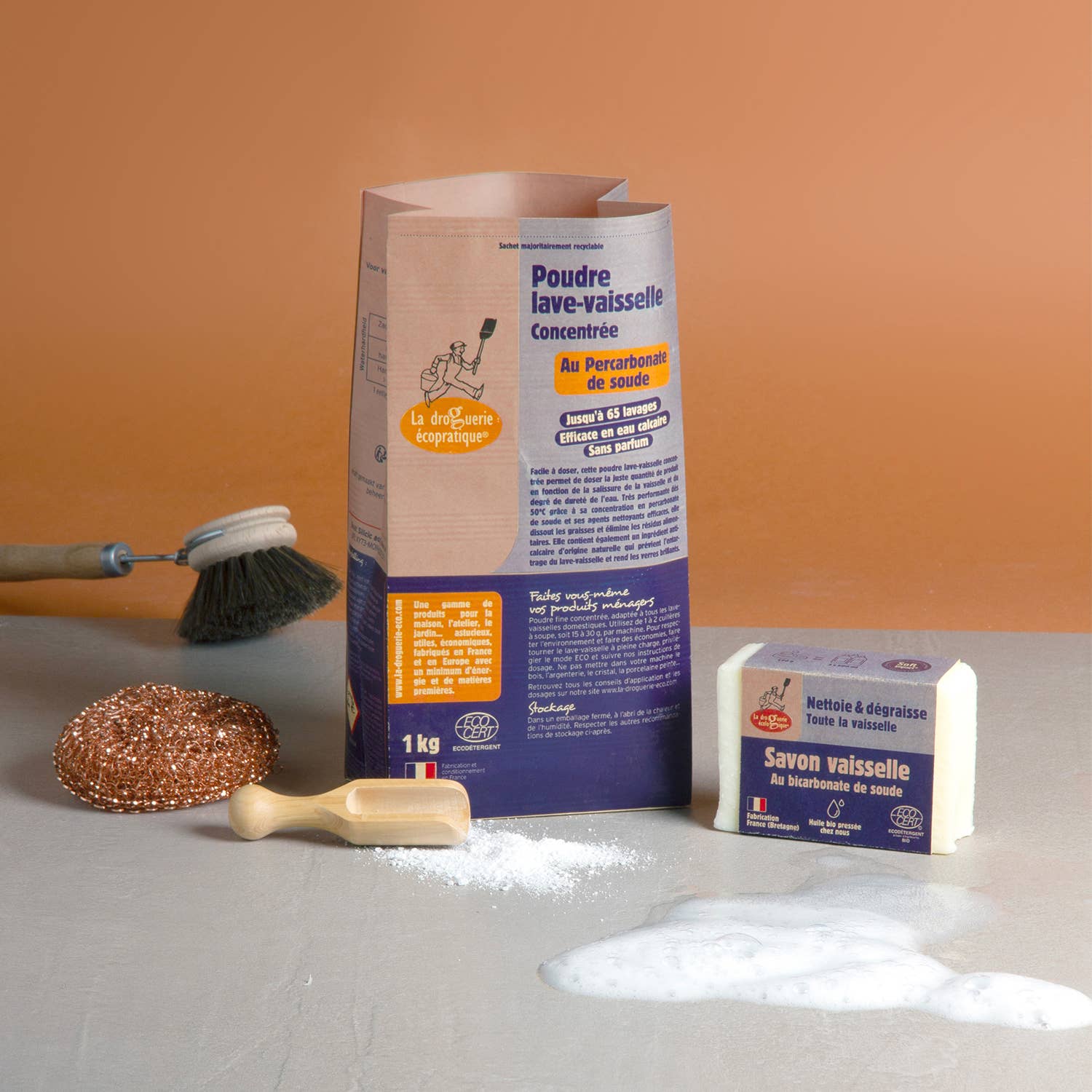 Savon Vaisselle Au Bicarbonate De Soude 150g - La Droguerie