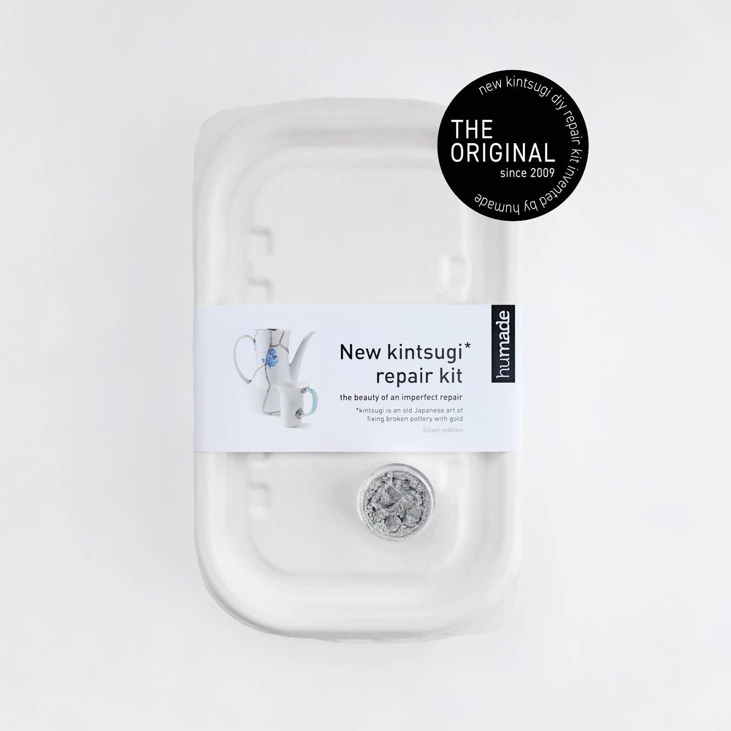 Kit Kintsugi, argenté | l'emballage de vente original depuis 2009