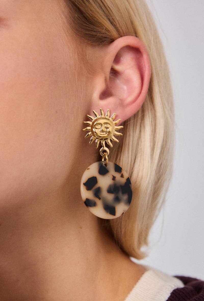 Boucles d'oreille en acier inoxydable 124RX195: Or / 100% Acier inoxydable
