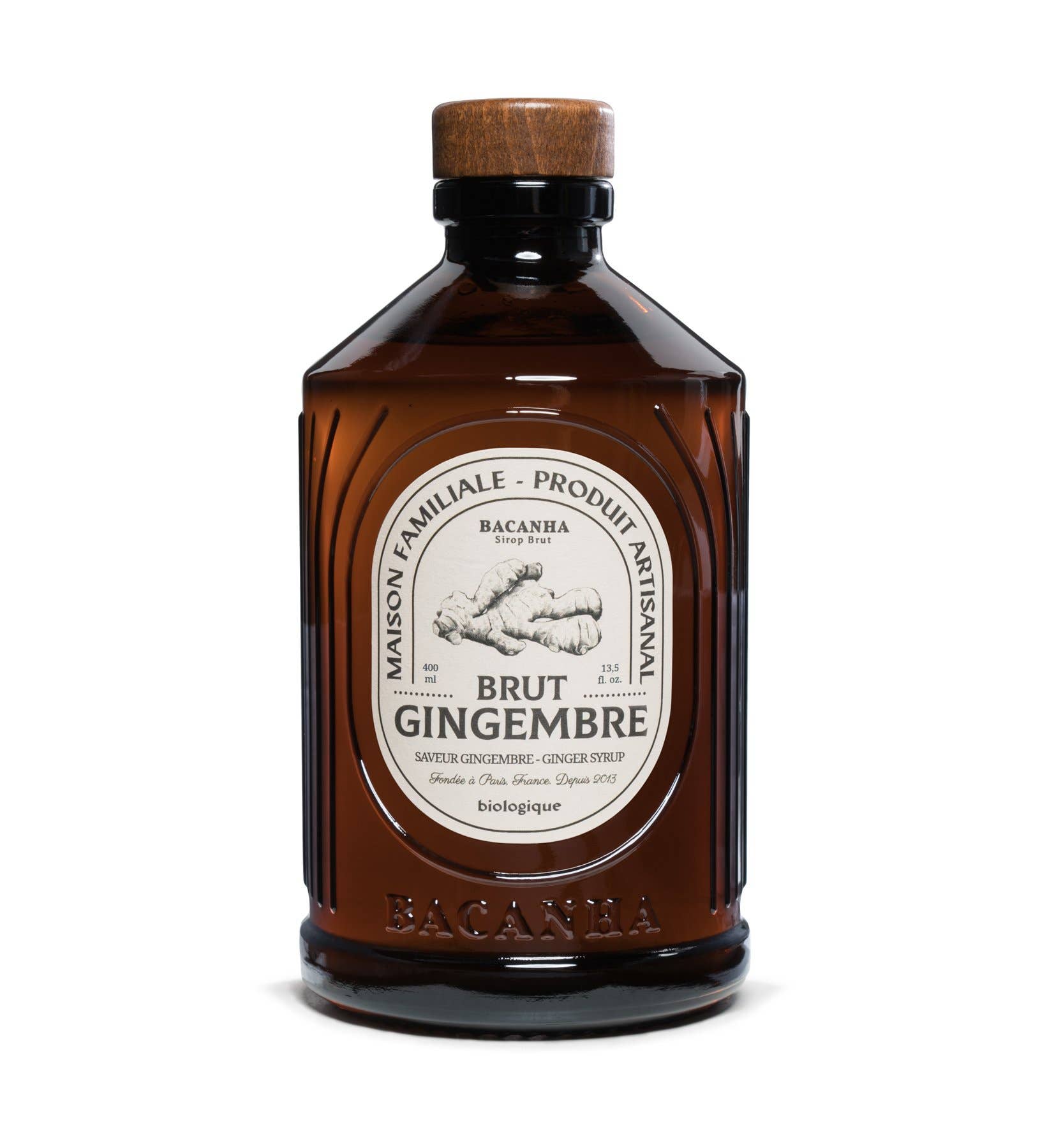Sirop de Gingembre Brut Biologique - 400 ml