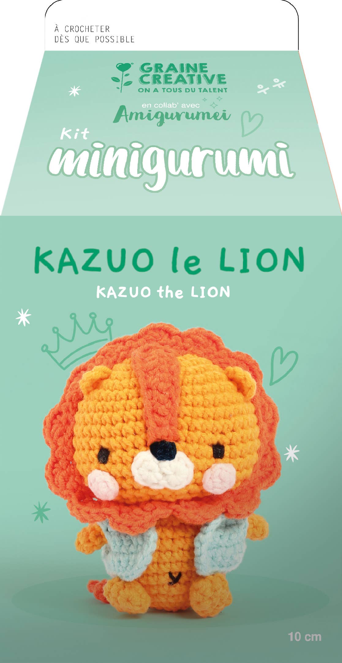 KIT MINIGURUMI LION KAZUO 100MM