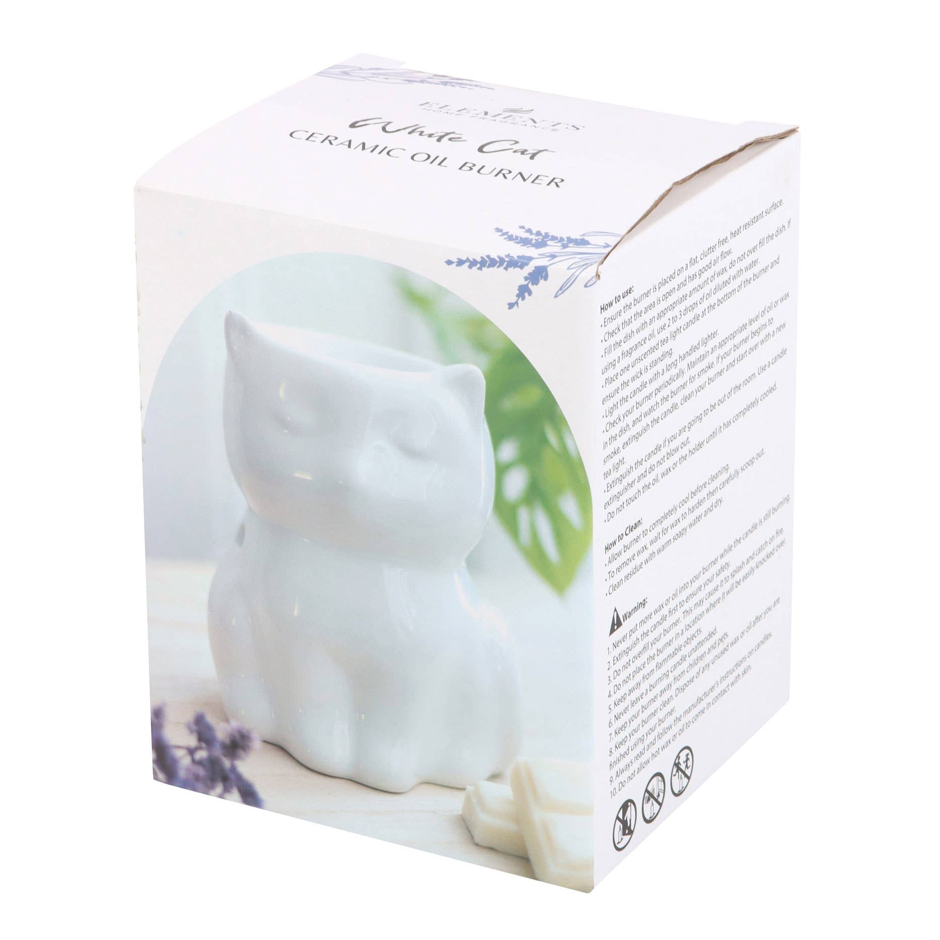 Brûleur à fondant Shiny White Cat