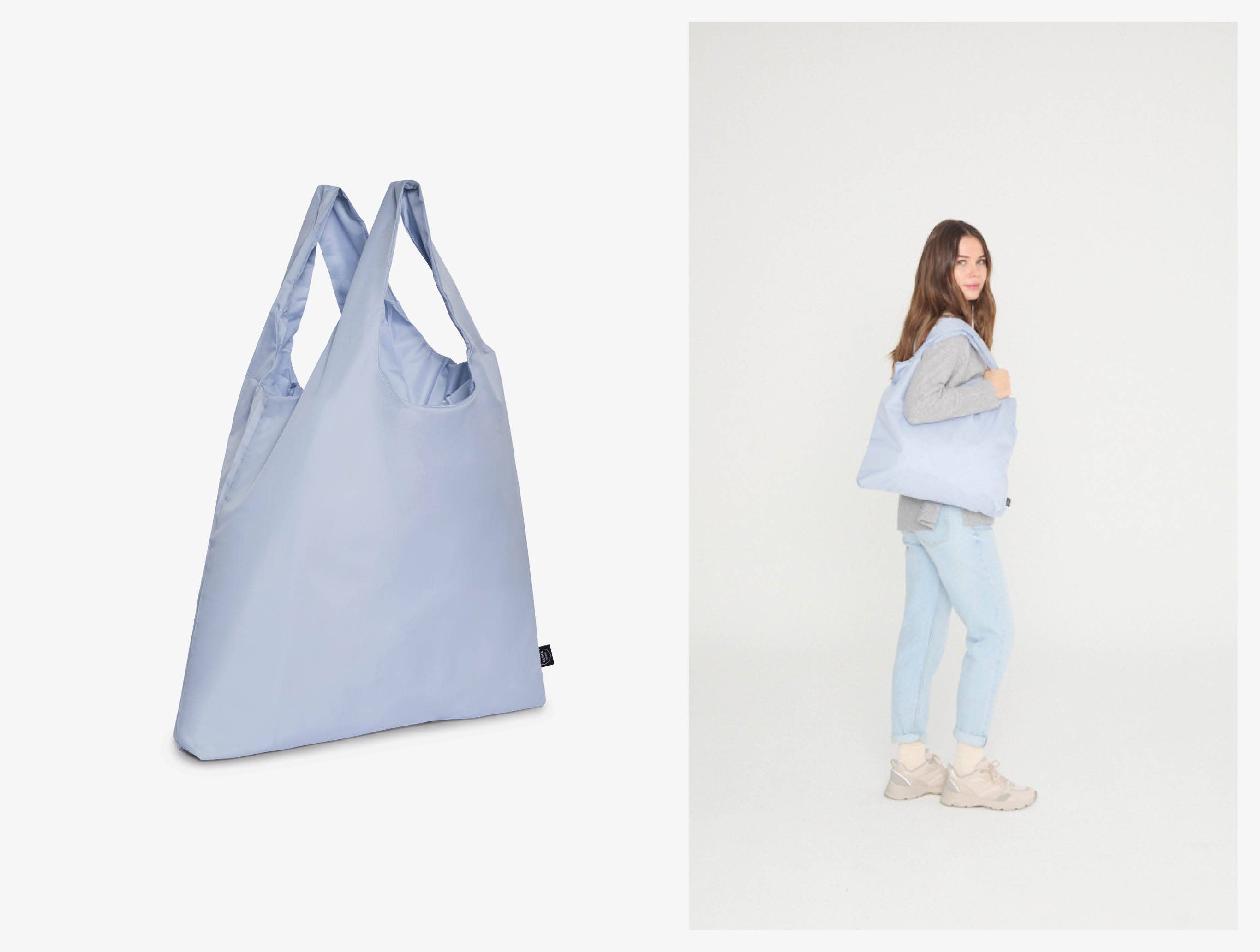 Sac pliable imperméable. Polyester recyclé