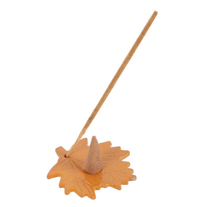 Coffret cadeau d'encens d'automne Autumn Leaf à l'orange et à la cannelle