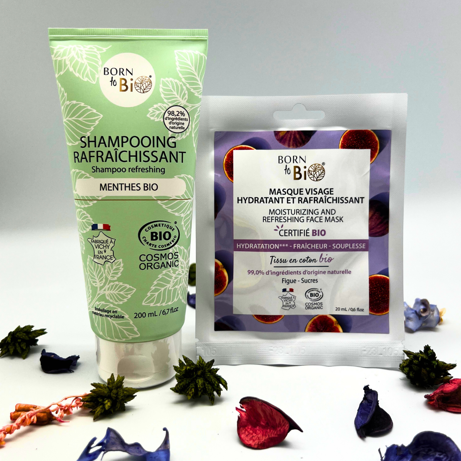 Masque visage Hydratant en coton - Certifié Bio