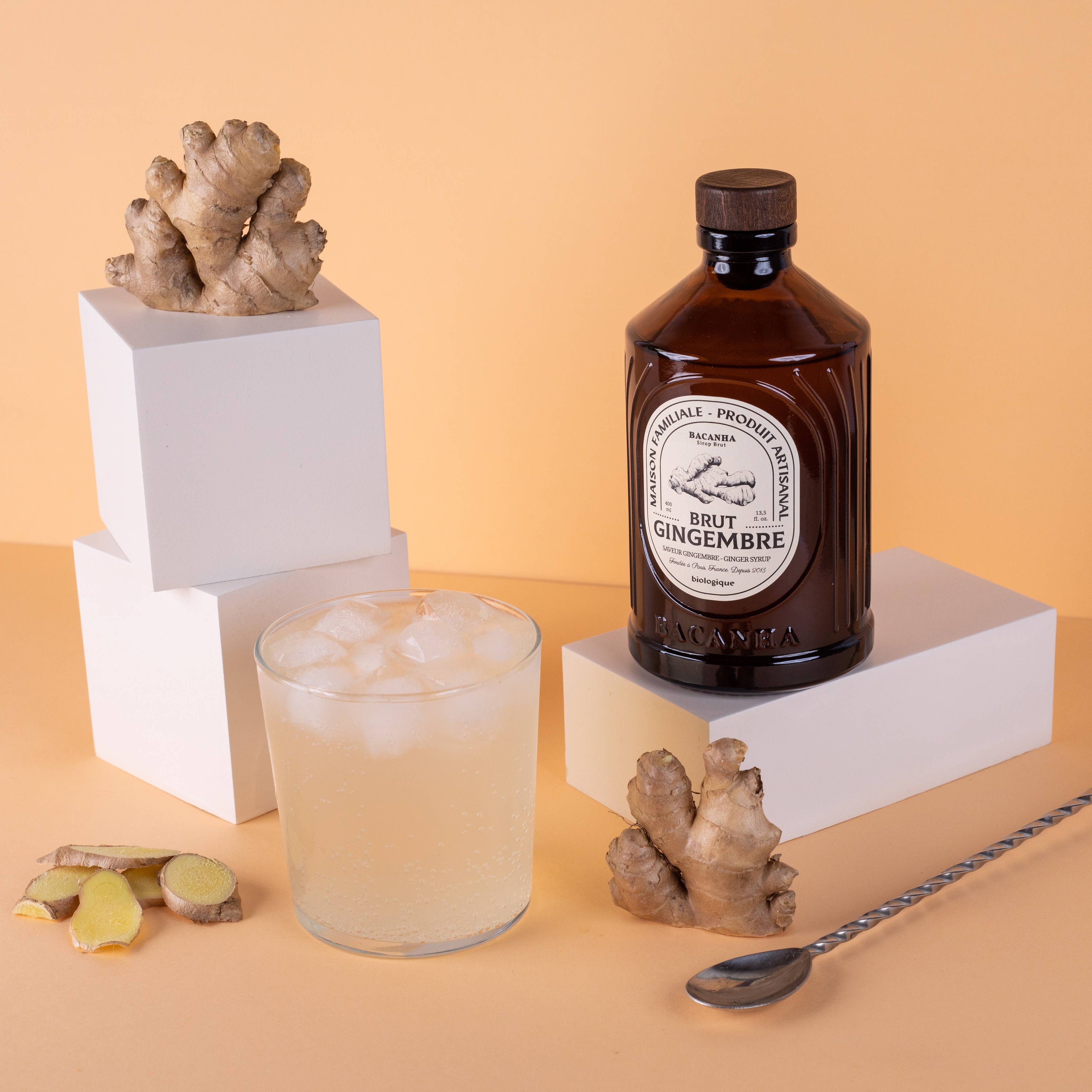 Sirop de Gingembre Brut Biologique - 400 ml