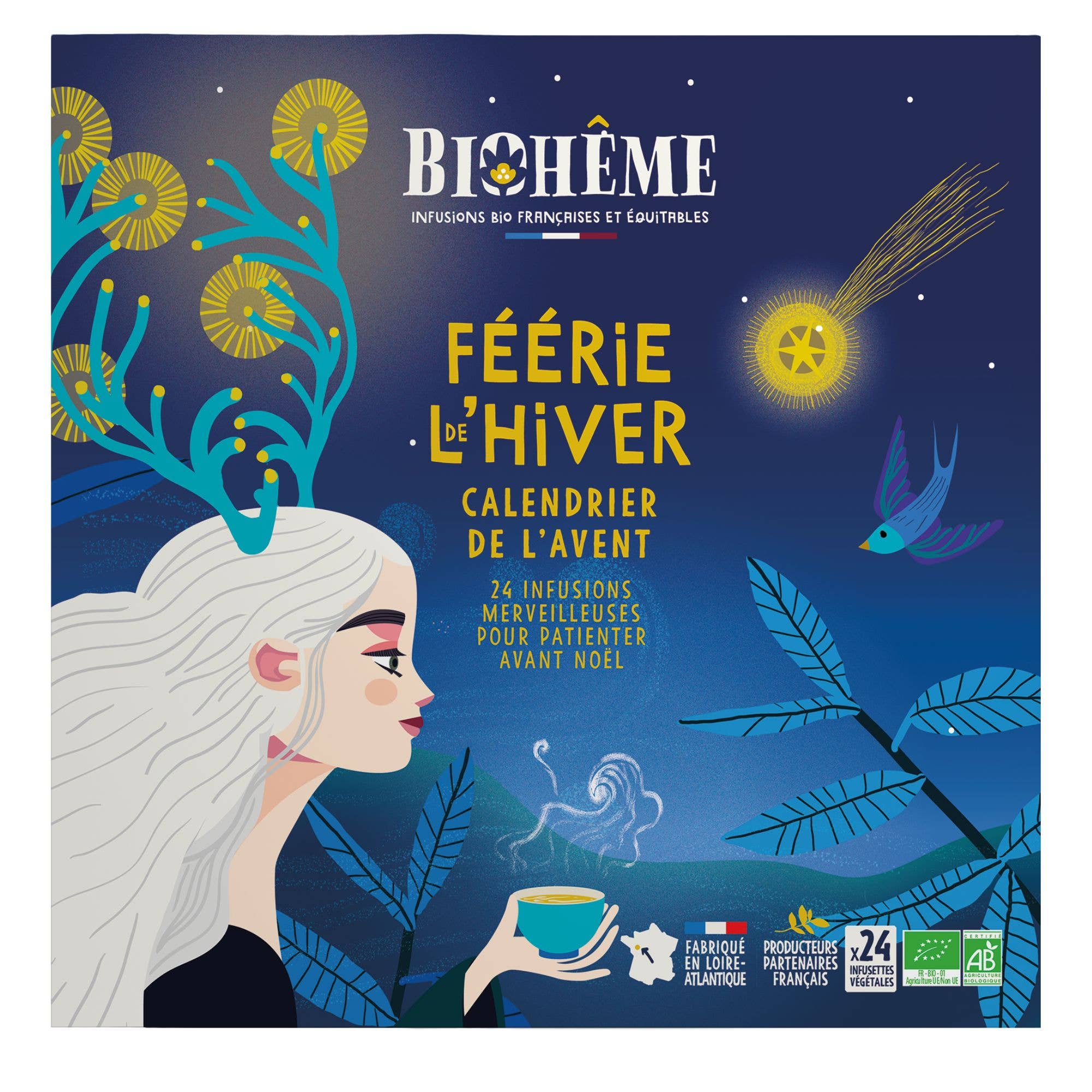 Calendrier de l'Avent Nuit bio x 24 infusettes