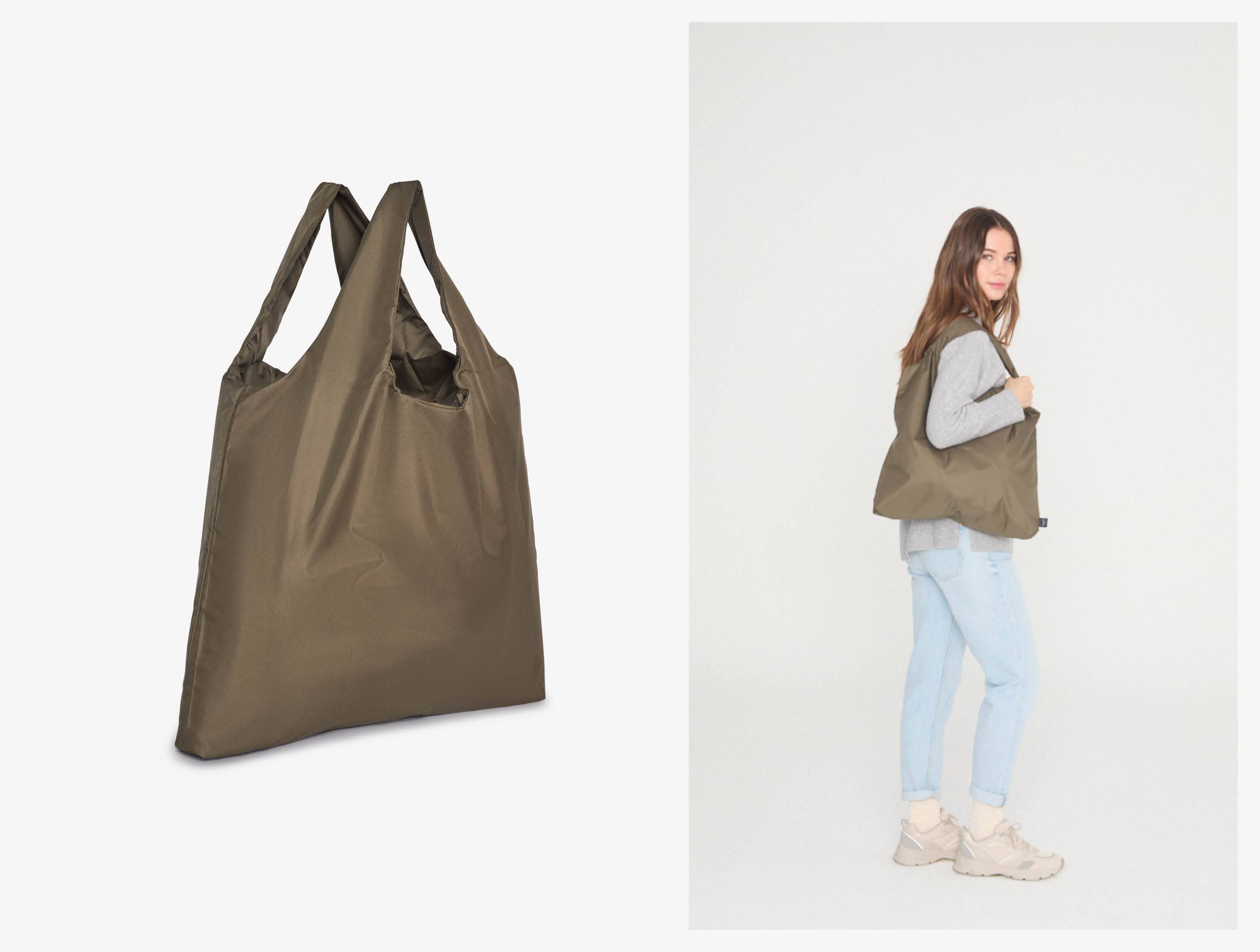 Sac pliable imperméable. Polyester recyclé