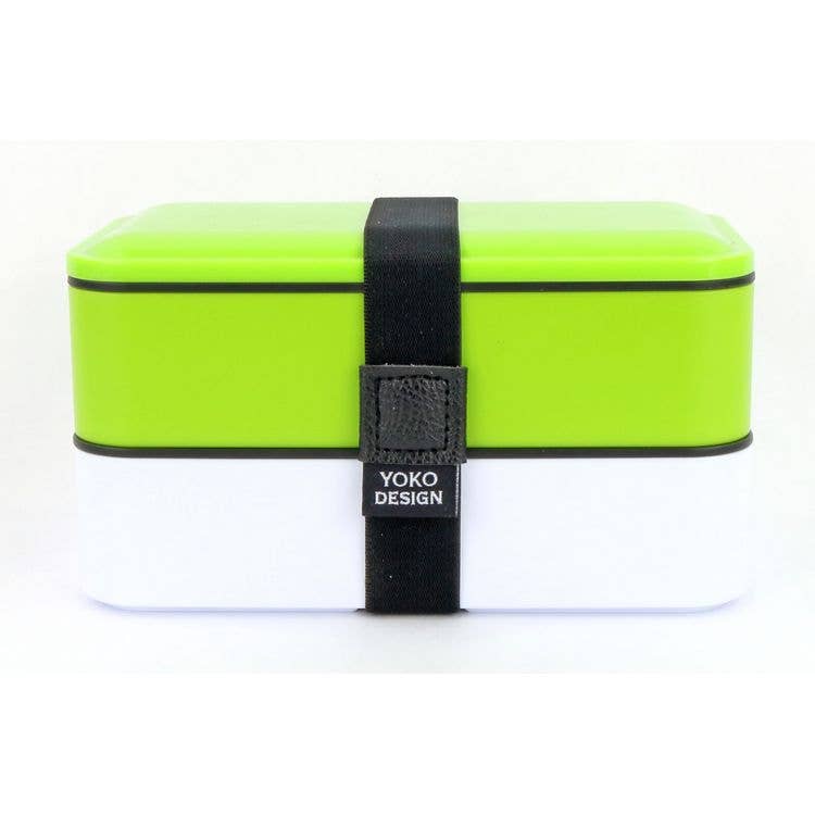 Boîte à déjeuner 2 étages verte 1200 ml