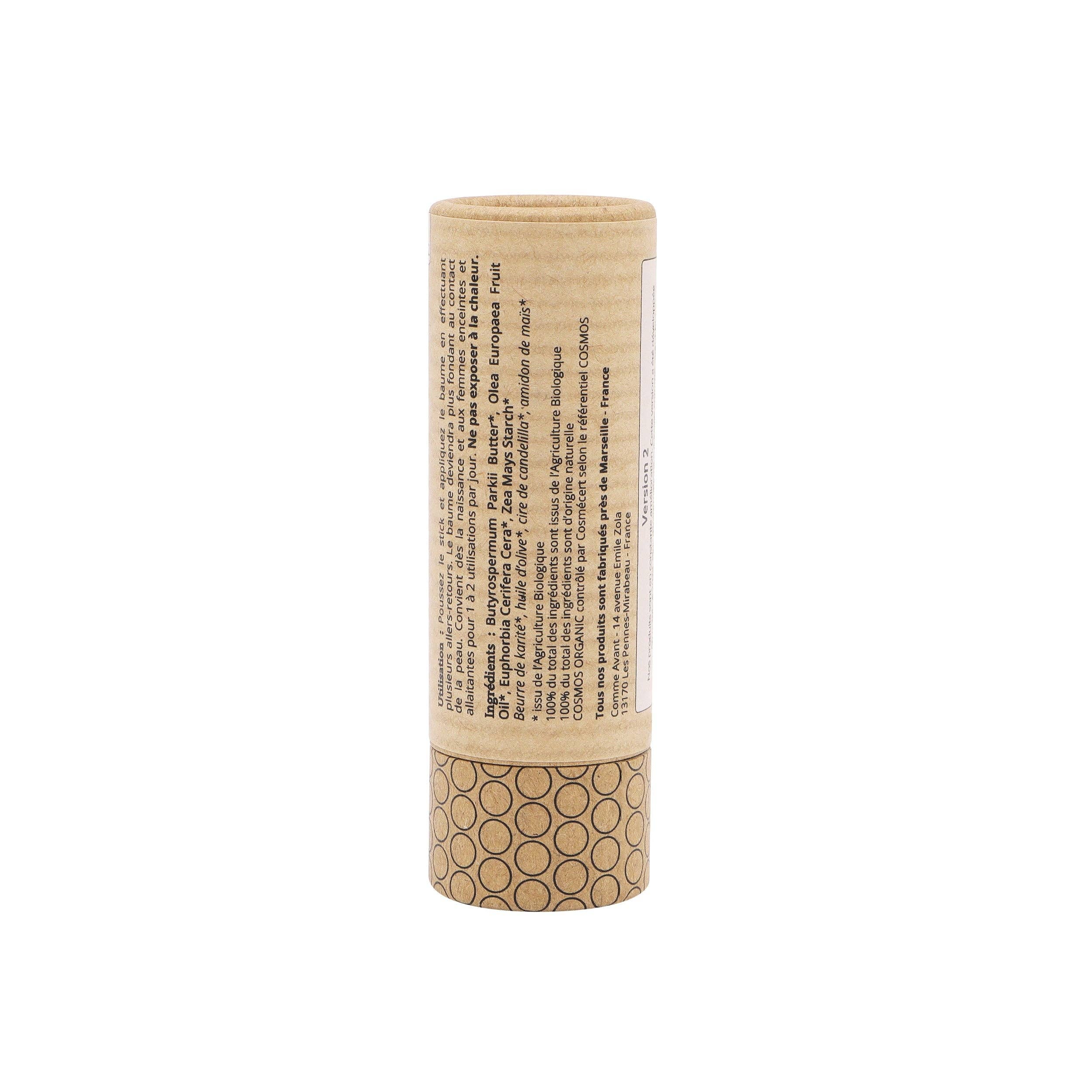 Baume à lèvres au beurre de karité: Brut sans parfum
