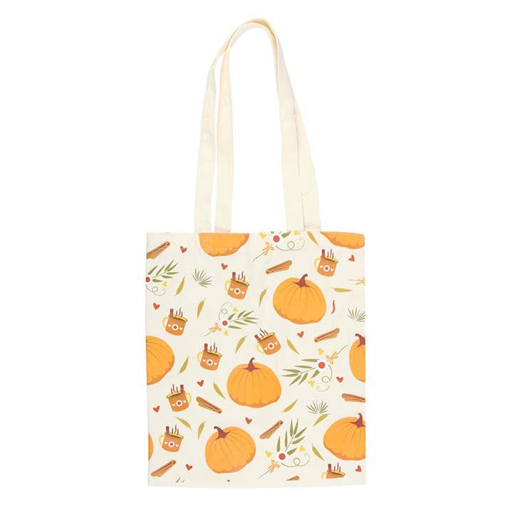Sac fourre-tout en polycoton imprimé Jours d'automne