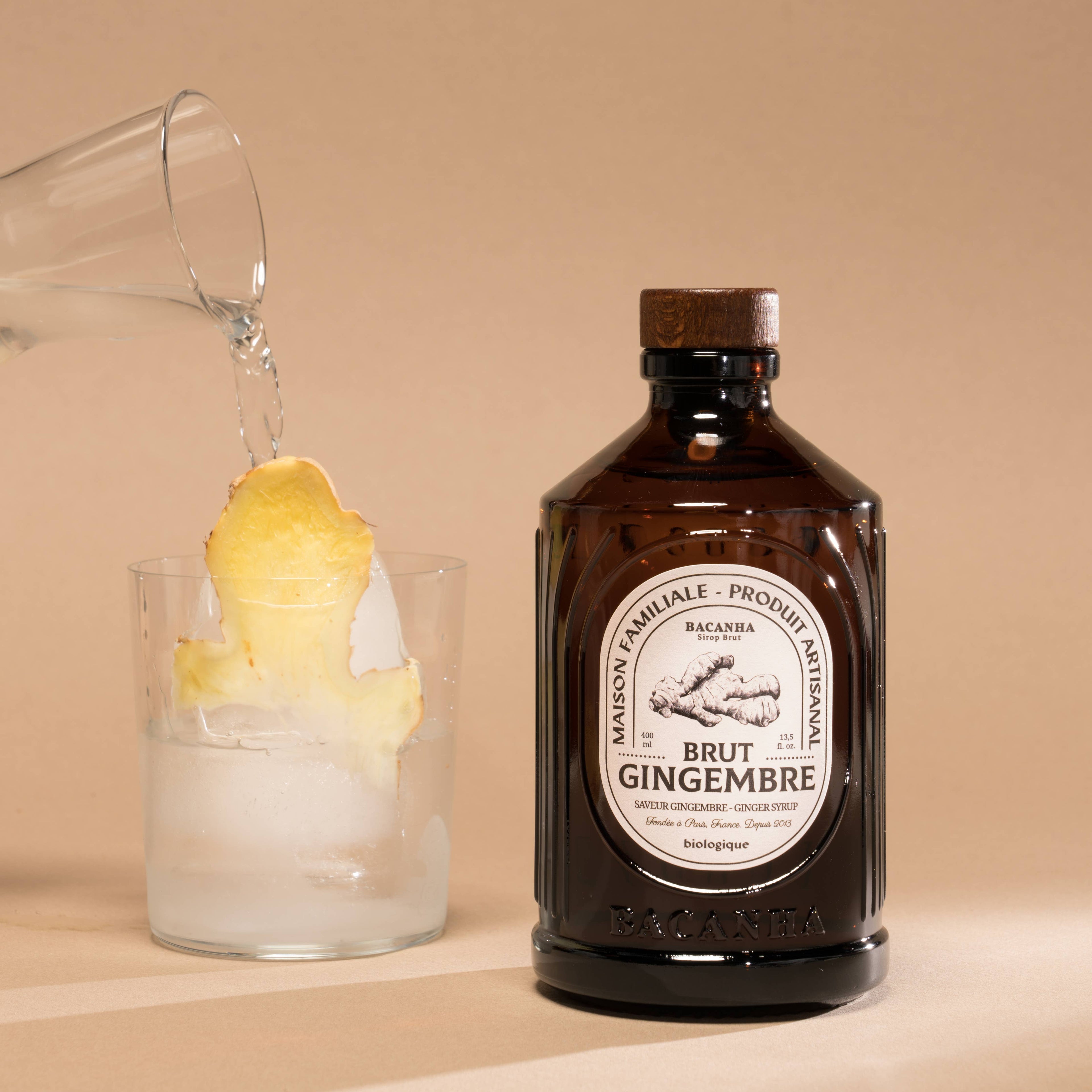 Sirop de Gingembre Brut Biologique - 400 ml