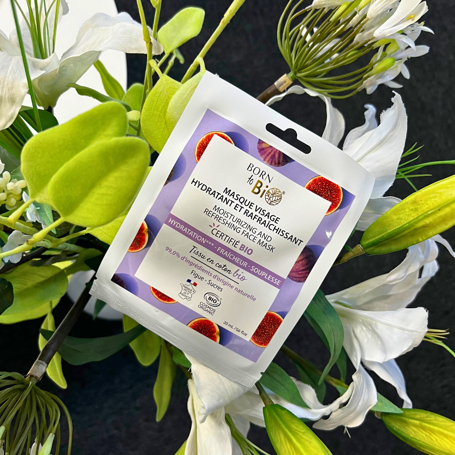 Masque visage Hydratant en coton - Certifié Bio