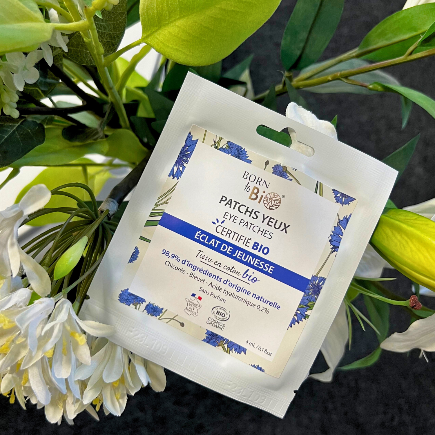 Patchs yeux Éclat de Jeunesse en coton - Certifiés Bio