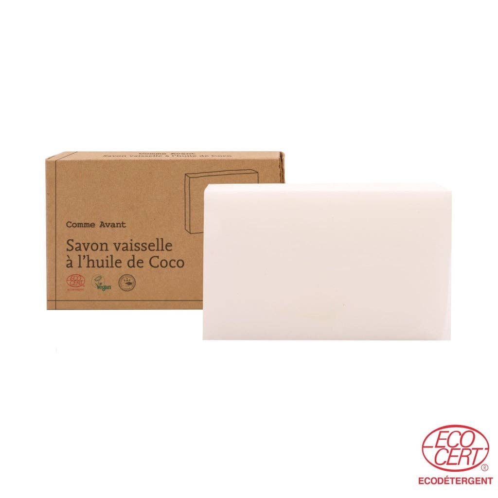 Savon vaisselle à l'huile de Coco : 1 savon vaisselle sans parfum - 150g