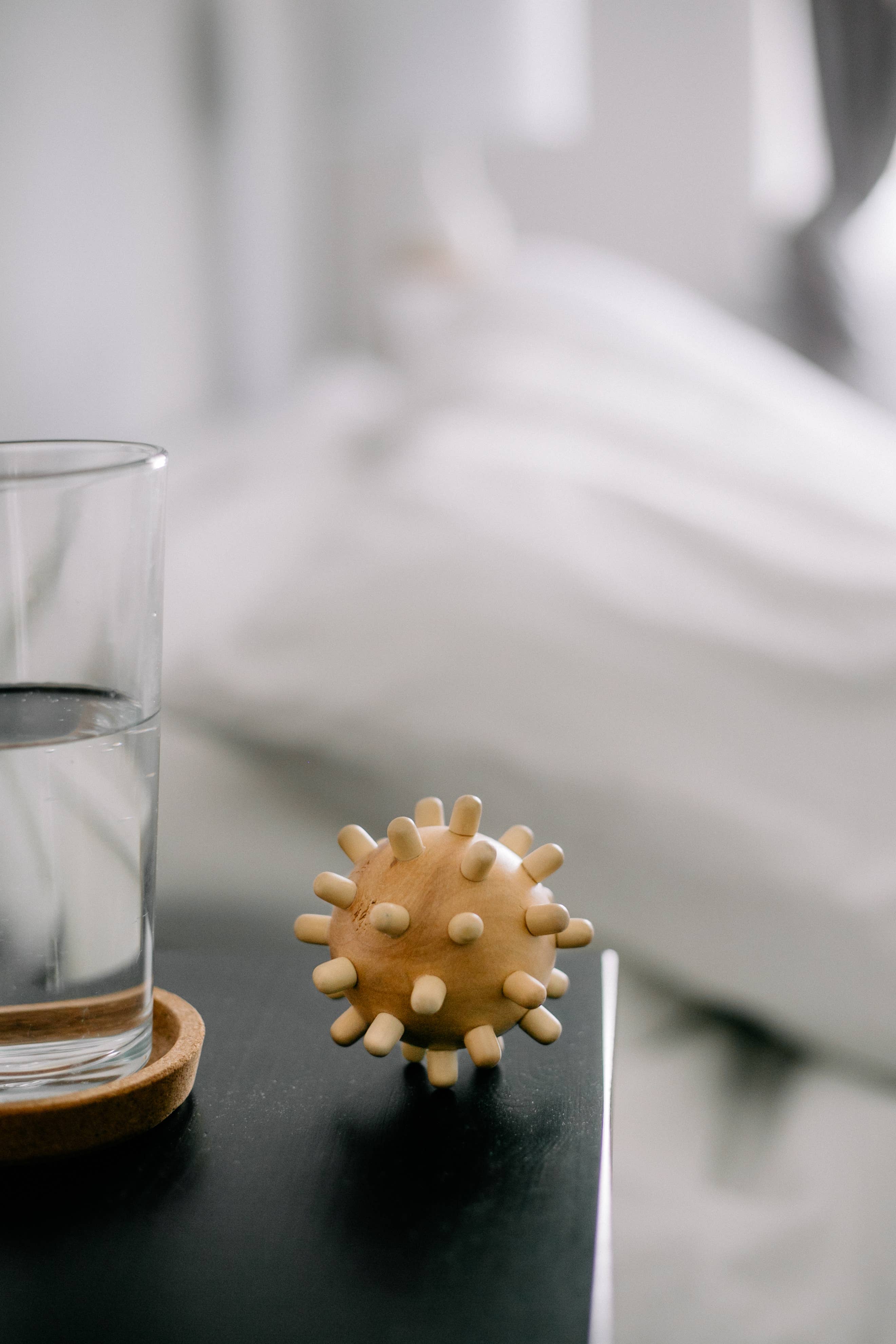 Boule de massage en bois, déco, acupuncture, nature