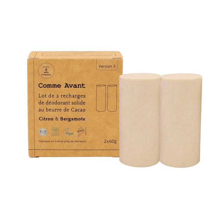Déodorant solide citron & bergamote: Déodorant - 60g