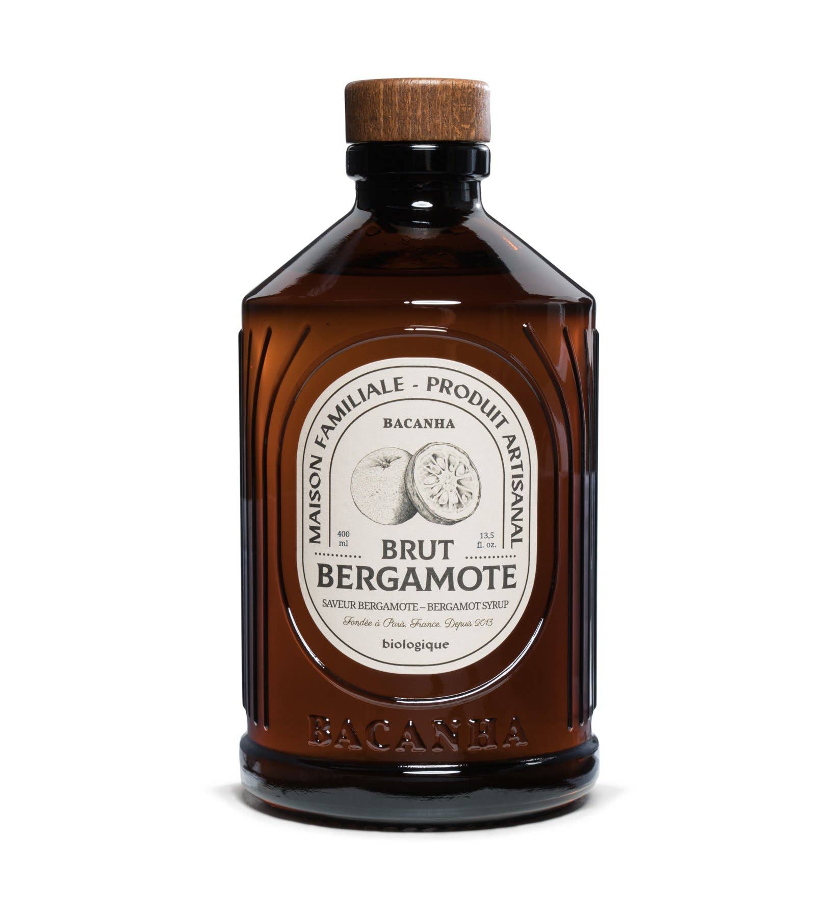 Sirop de Bergamote Brut Biologique - 400 ml