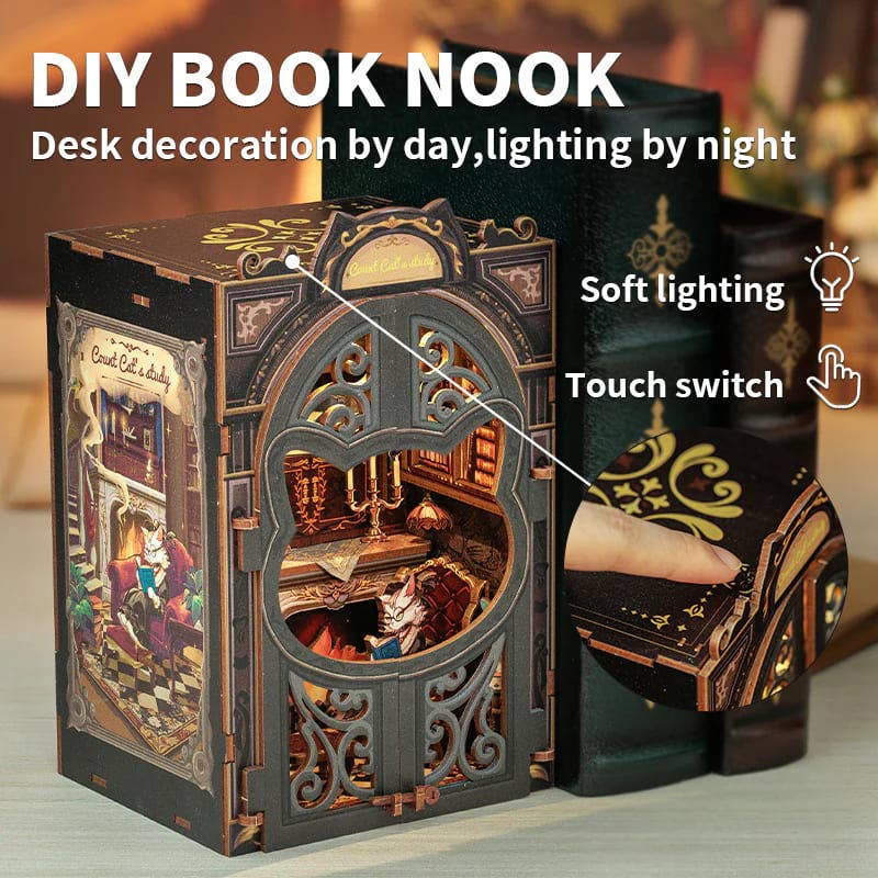 Count Cat's Study - Book Nook