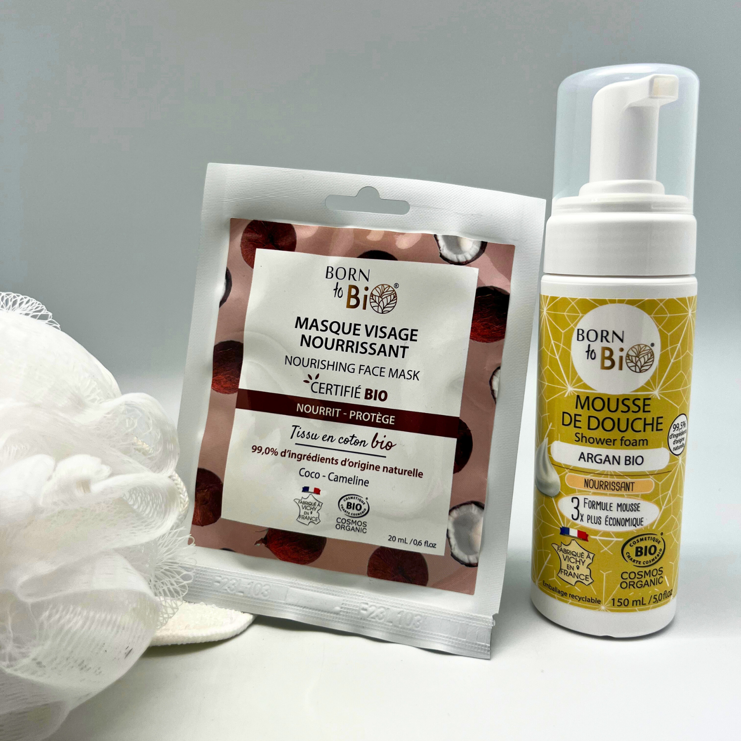 Masque visage Nourrissant en coton - certifié Bio