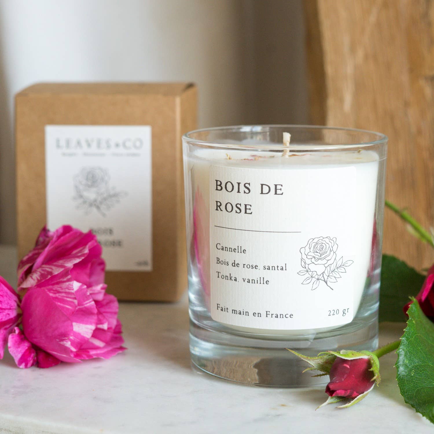 Bois De Rose Bougie Parfumée Collection Essentielle: Petite