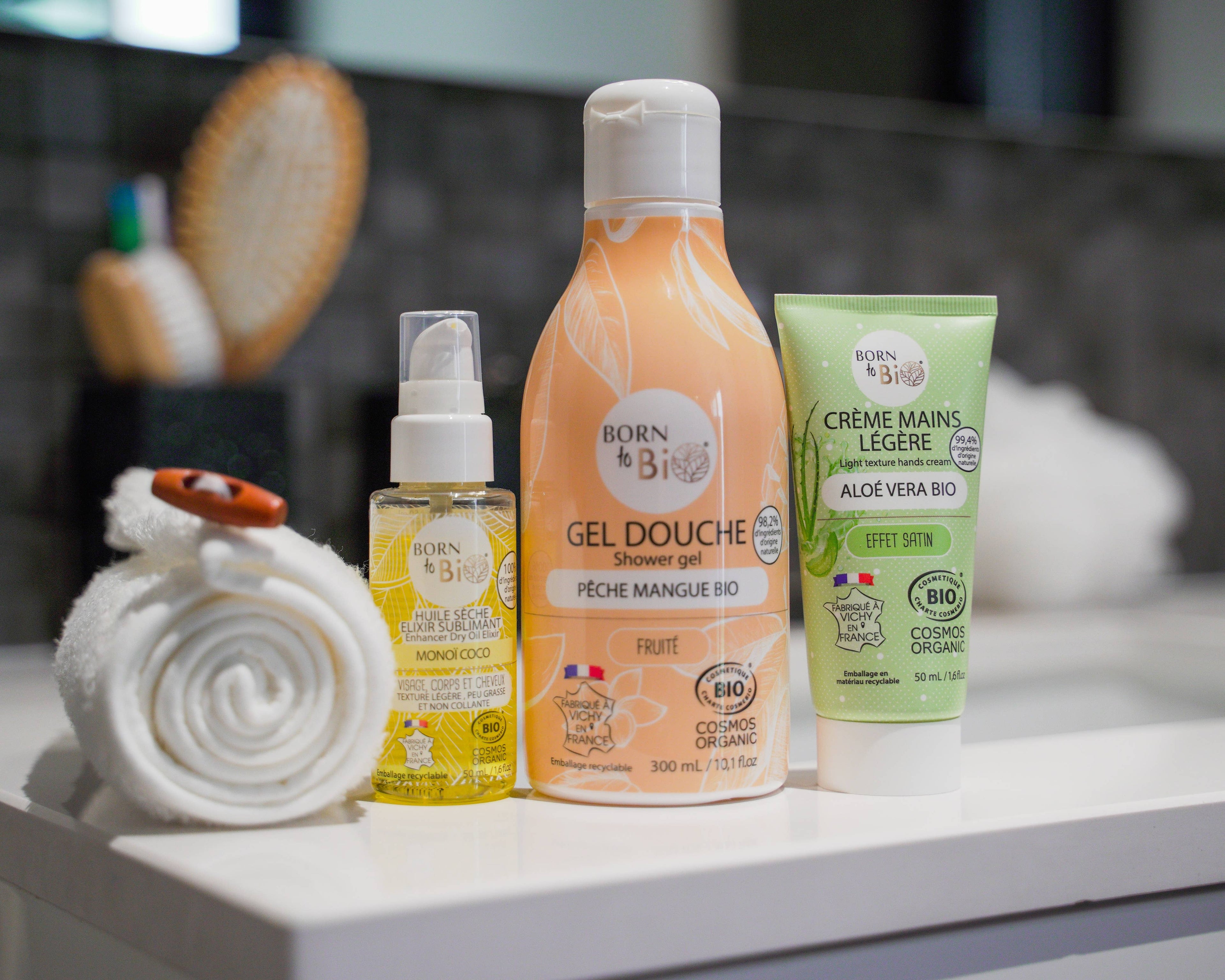 Gel douche Pèche Mangue Bio Cosmos Organic