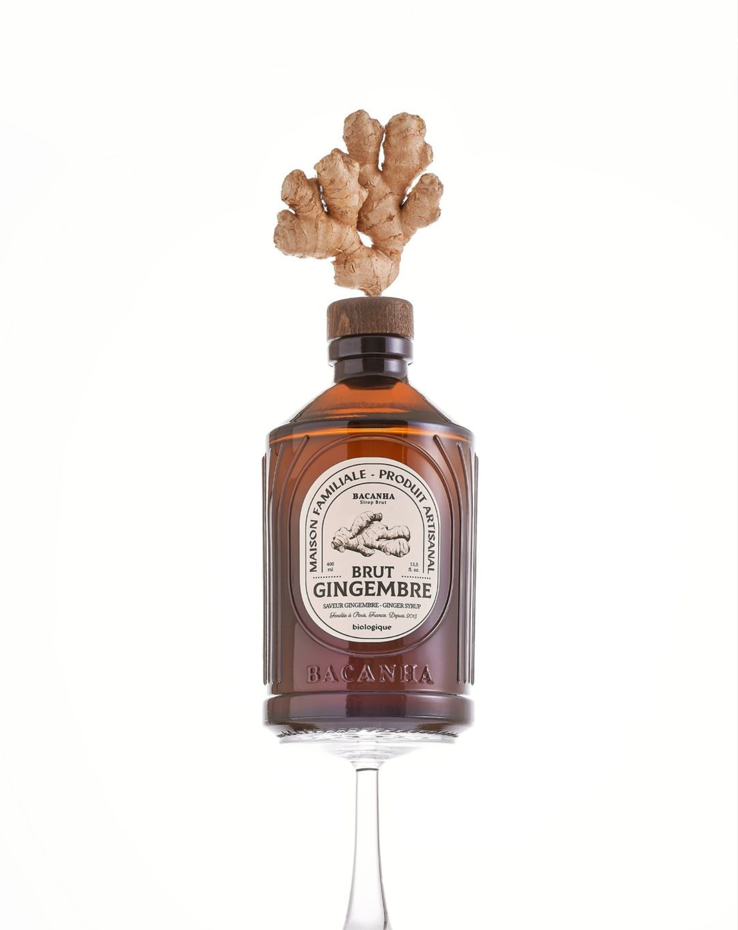 Sirop de Gingembre Brut Biologique - 400 ml