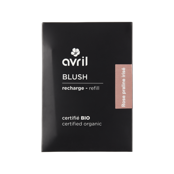 Recharge blush Rose Praline irisé Certifiée bio