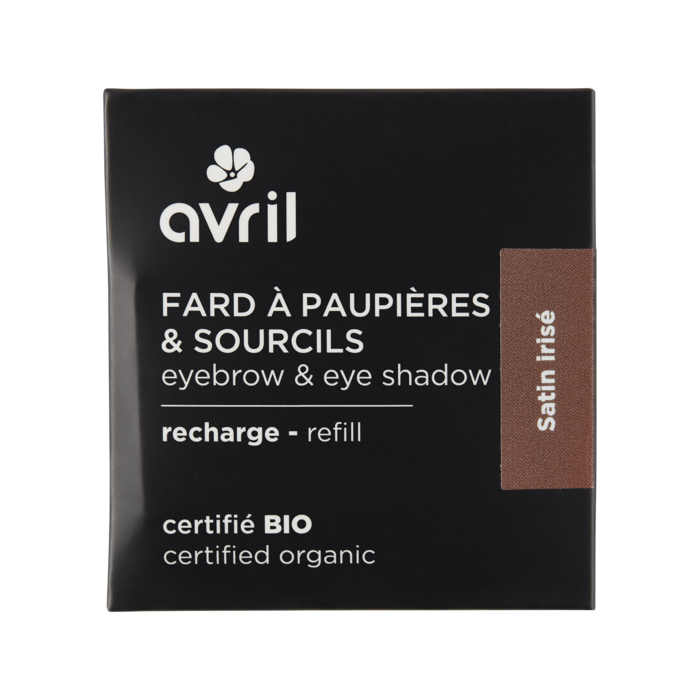 Recharge fard à paupières Satin irisé Certifiée bio