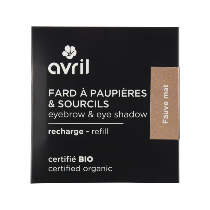 Recharge fard à paupières Fauve mat Certifiée bio