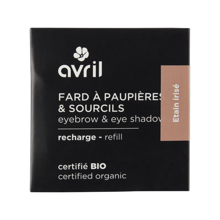 Recharge fard à paupières Etain irisé Certifiée bio