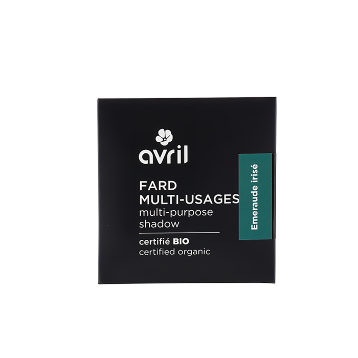 Recharge fard à paupières Emeraude irisé Certifiée bio