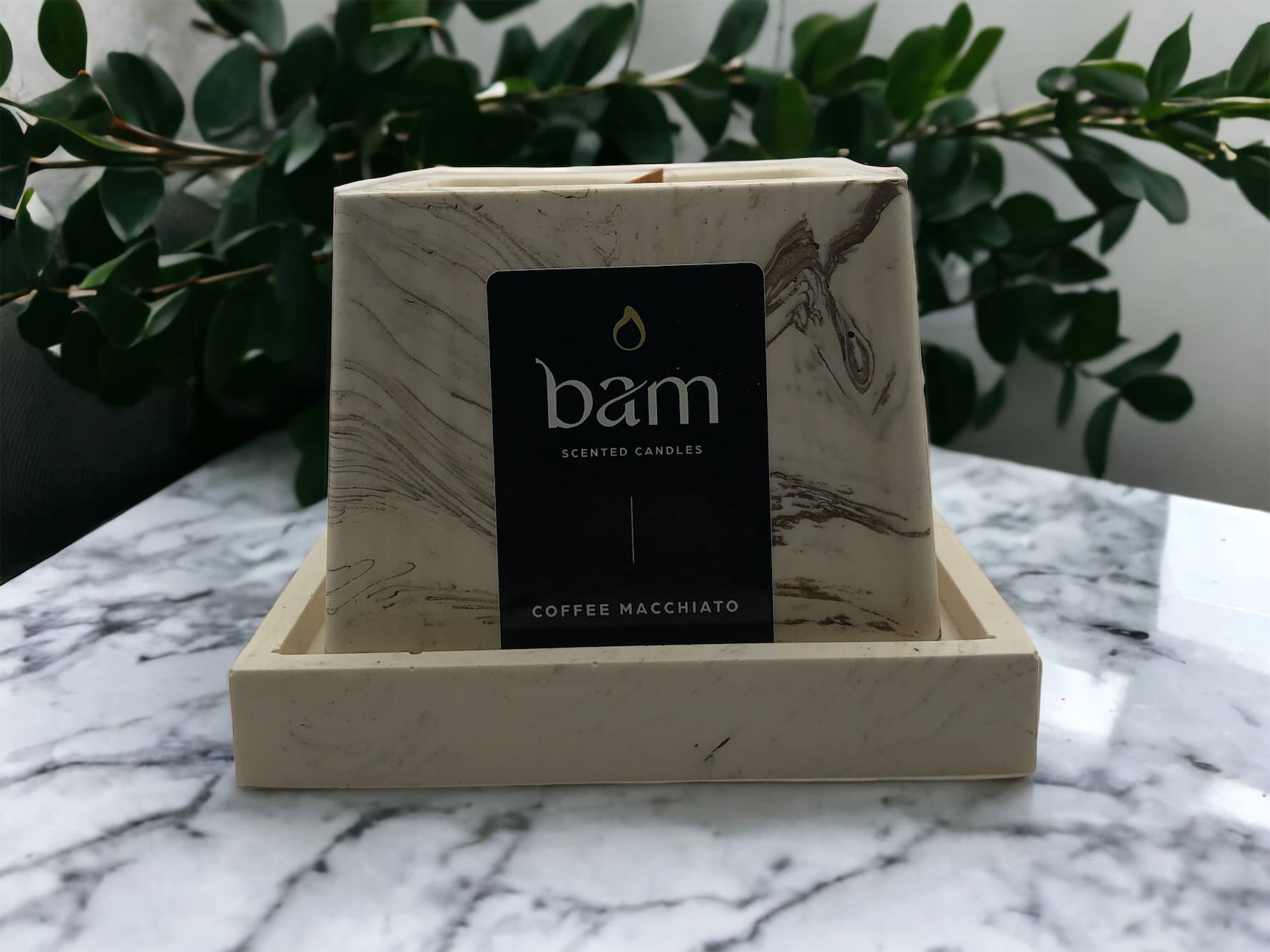 BAM - BOUGIE PARFUMÉE MACCHIATO - Collection SQUARE