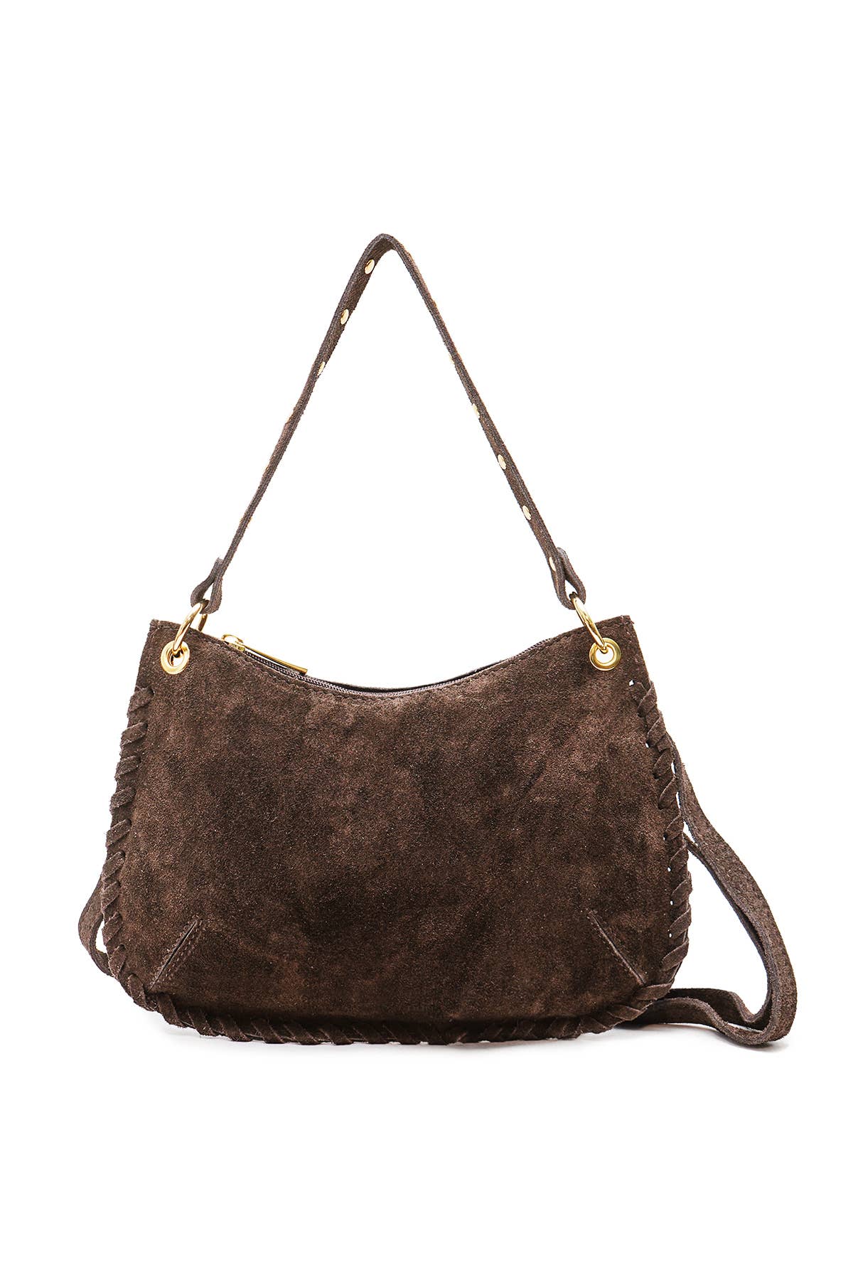 Sac JOËLLE SUEDE - 4187: Chocolat