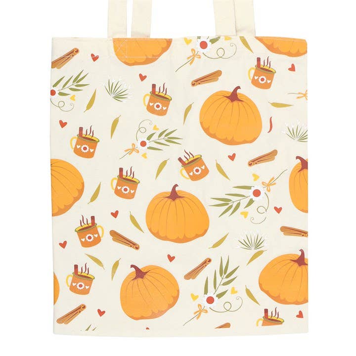 Sac fourre-tout en polycoton imprimé Jours d'automne