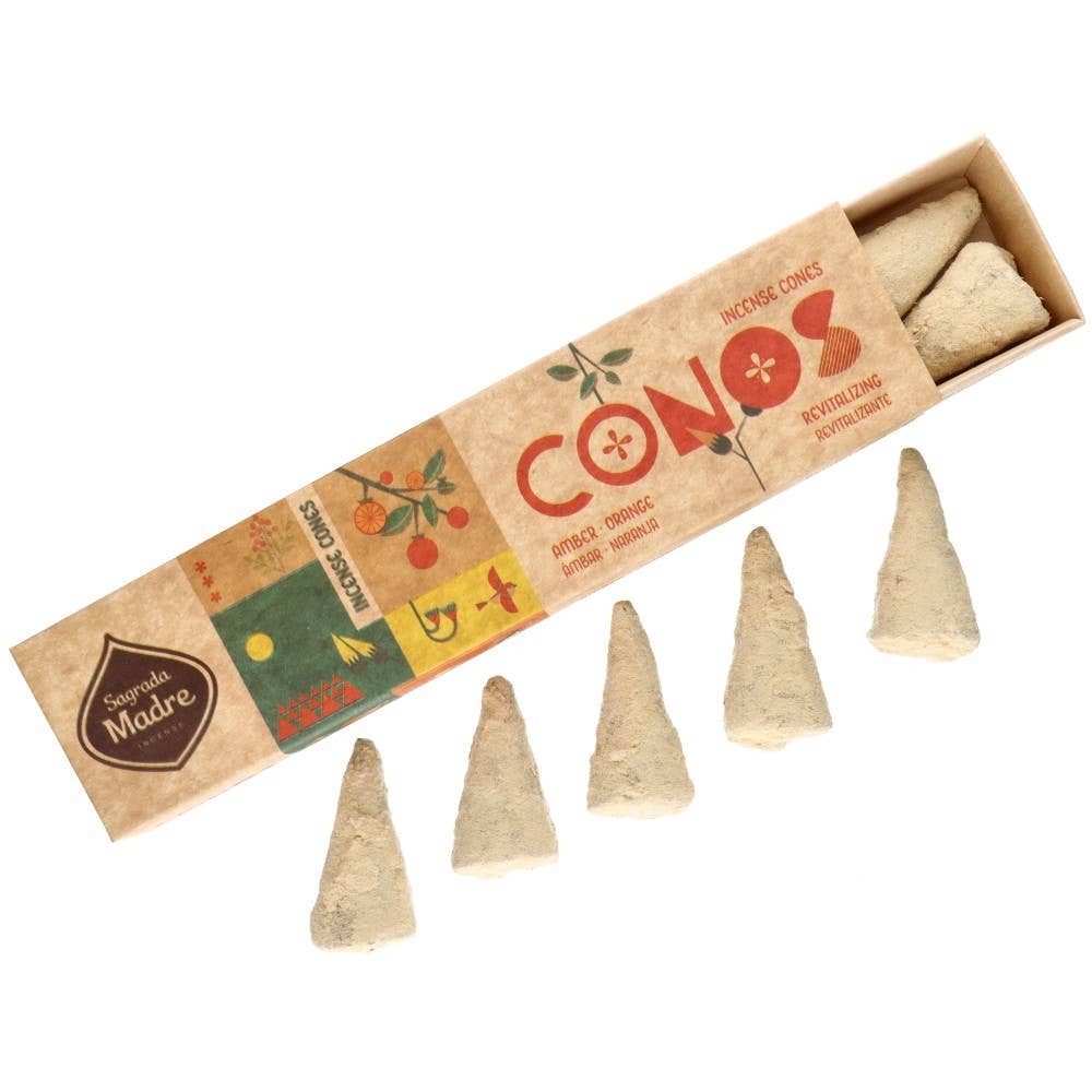 Cônes. - Encens ambré et orange - Sagrada Madre