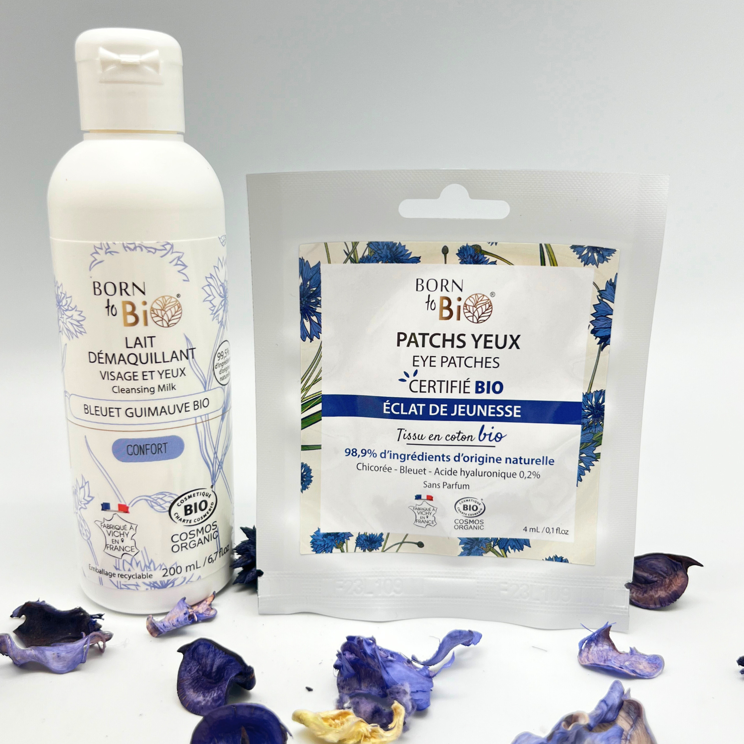Patchs yeux Éclat de Jeunesse en coton - Certifiés Bio