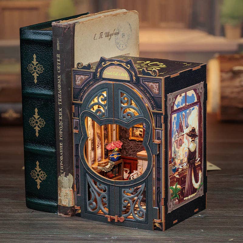 Count Cat's Study - Book Nook