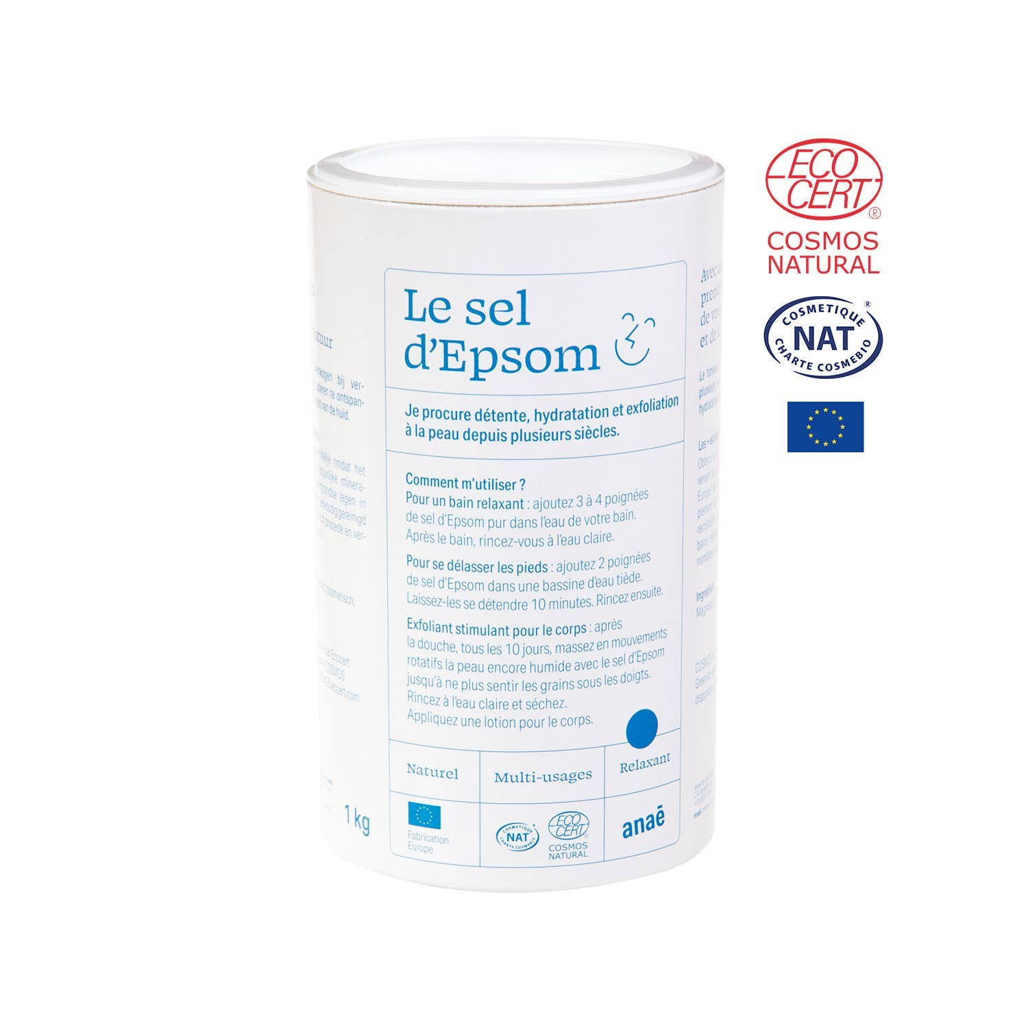 Sel D'Epsom - 1Kg - Anaé