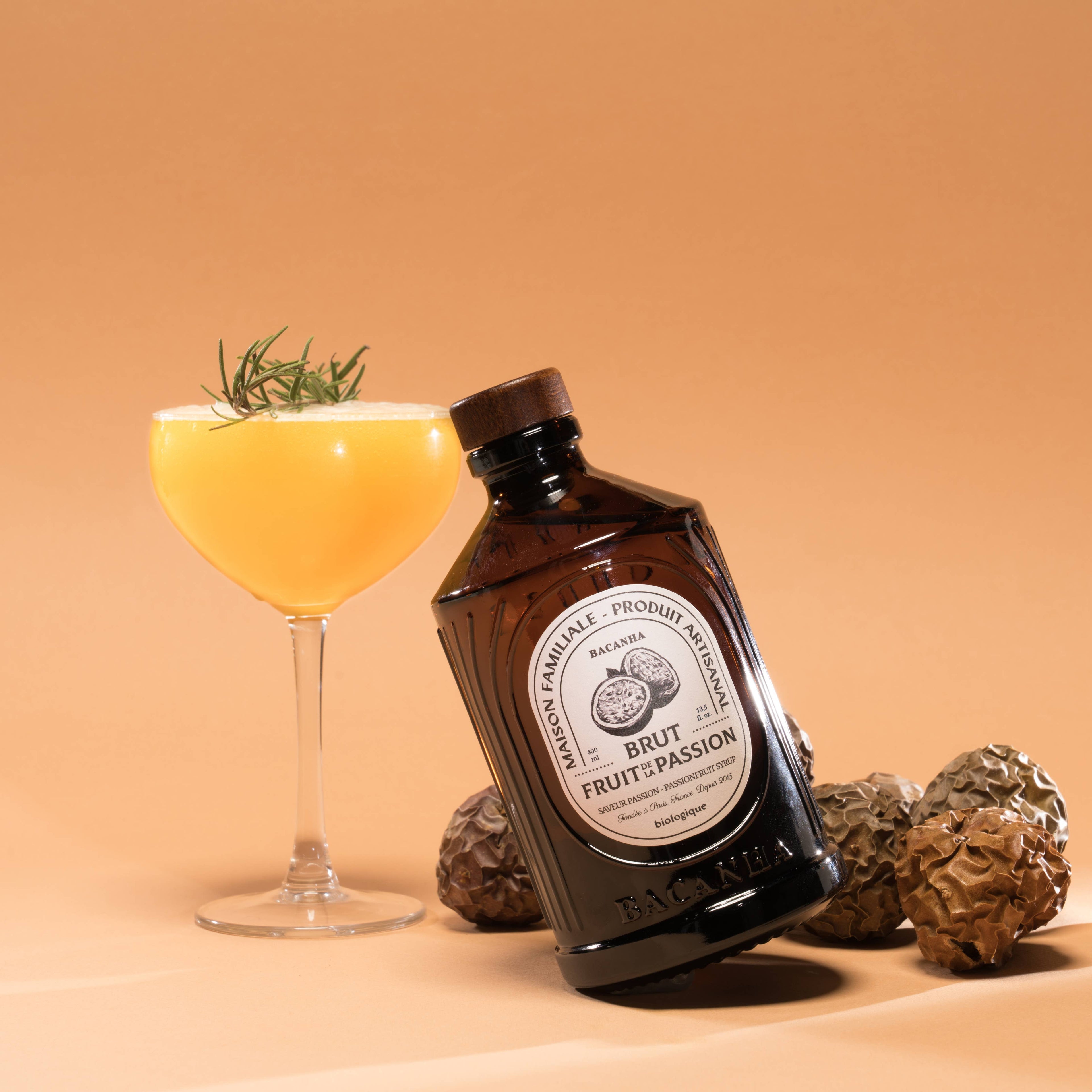 Sirop de Fruit de la Passion Brut Biologique - 400 ml