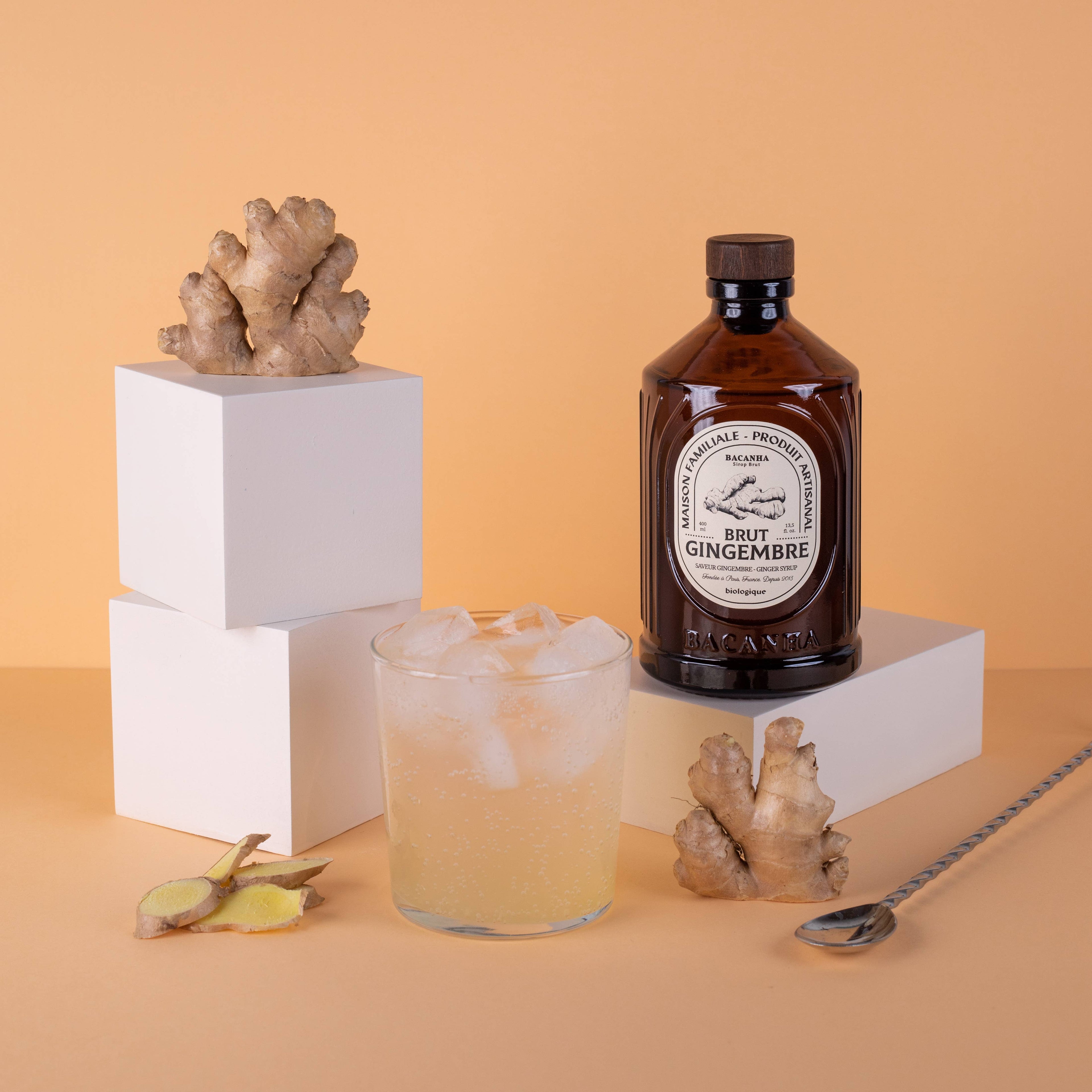 Sirop de Gingembre Brut Biologique - 400 ml