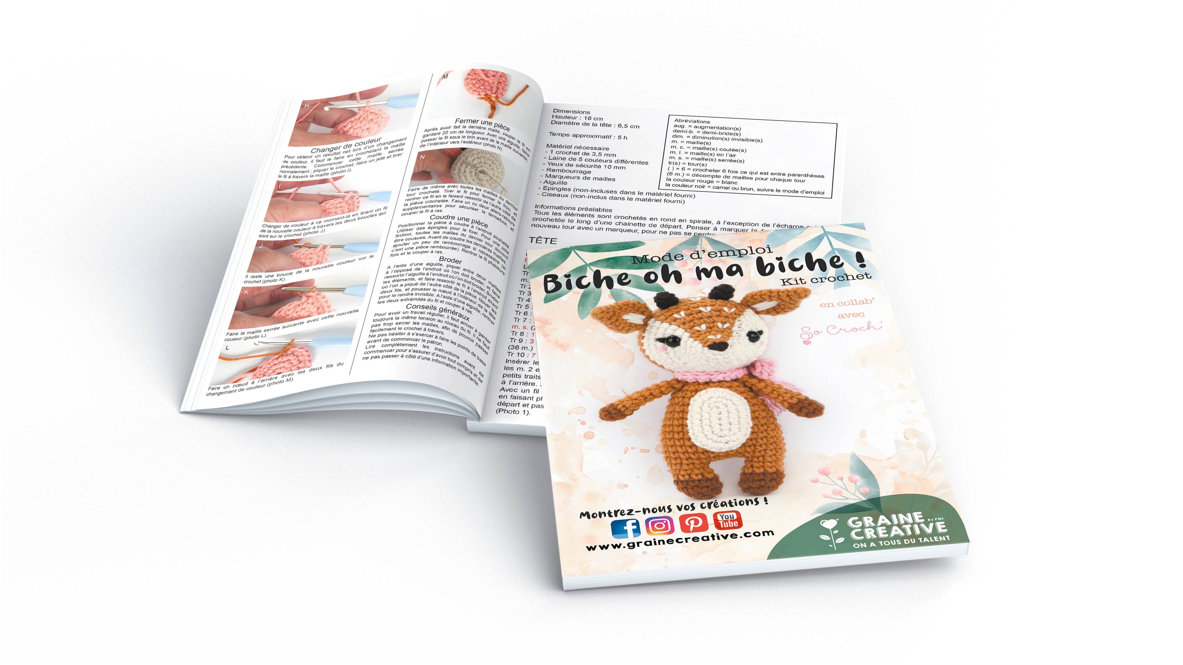 KIT CROCHET BICHE 170 mm