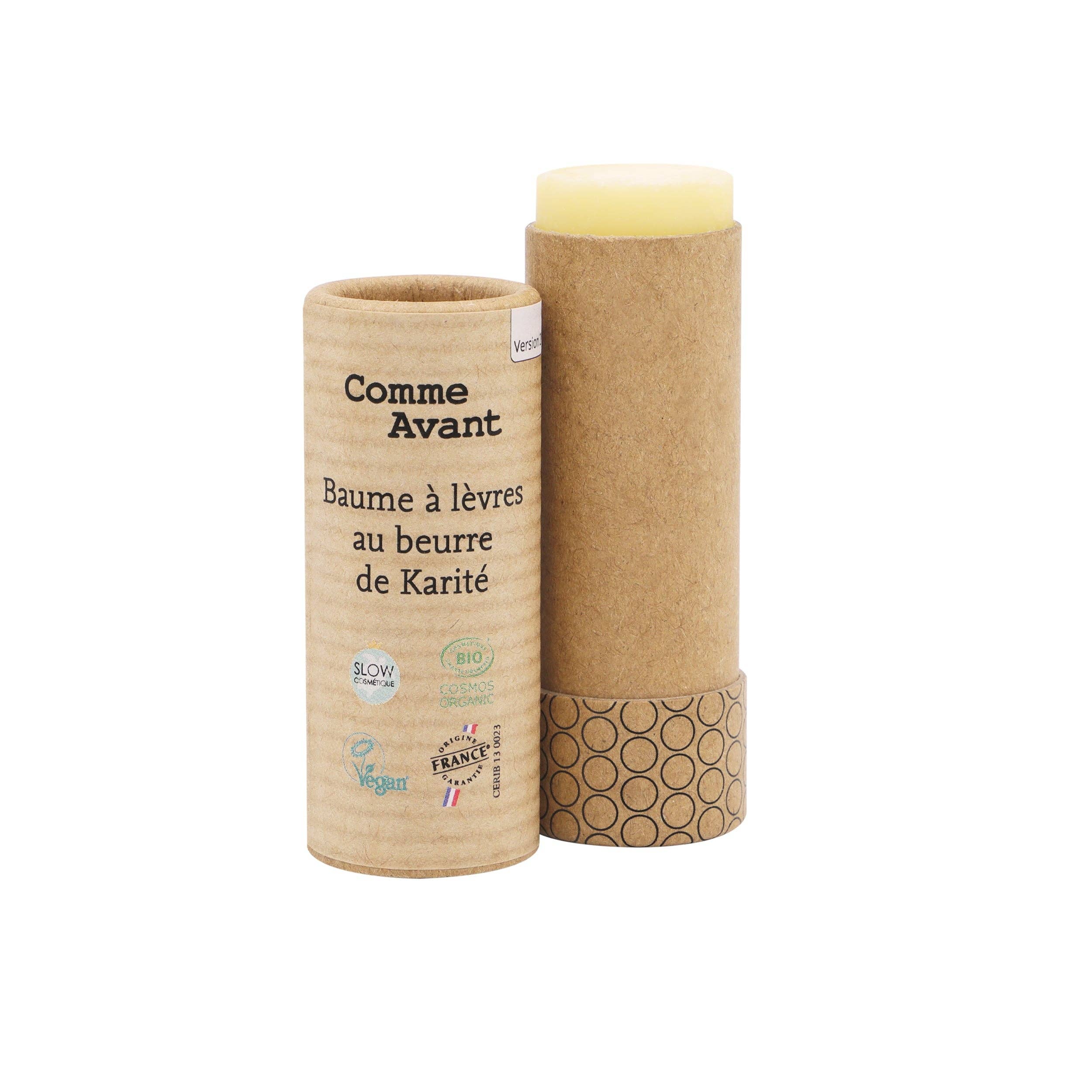 Baume à lèvres au beurre de karité: Brut sans parfum