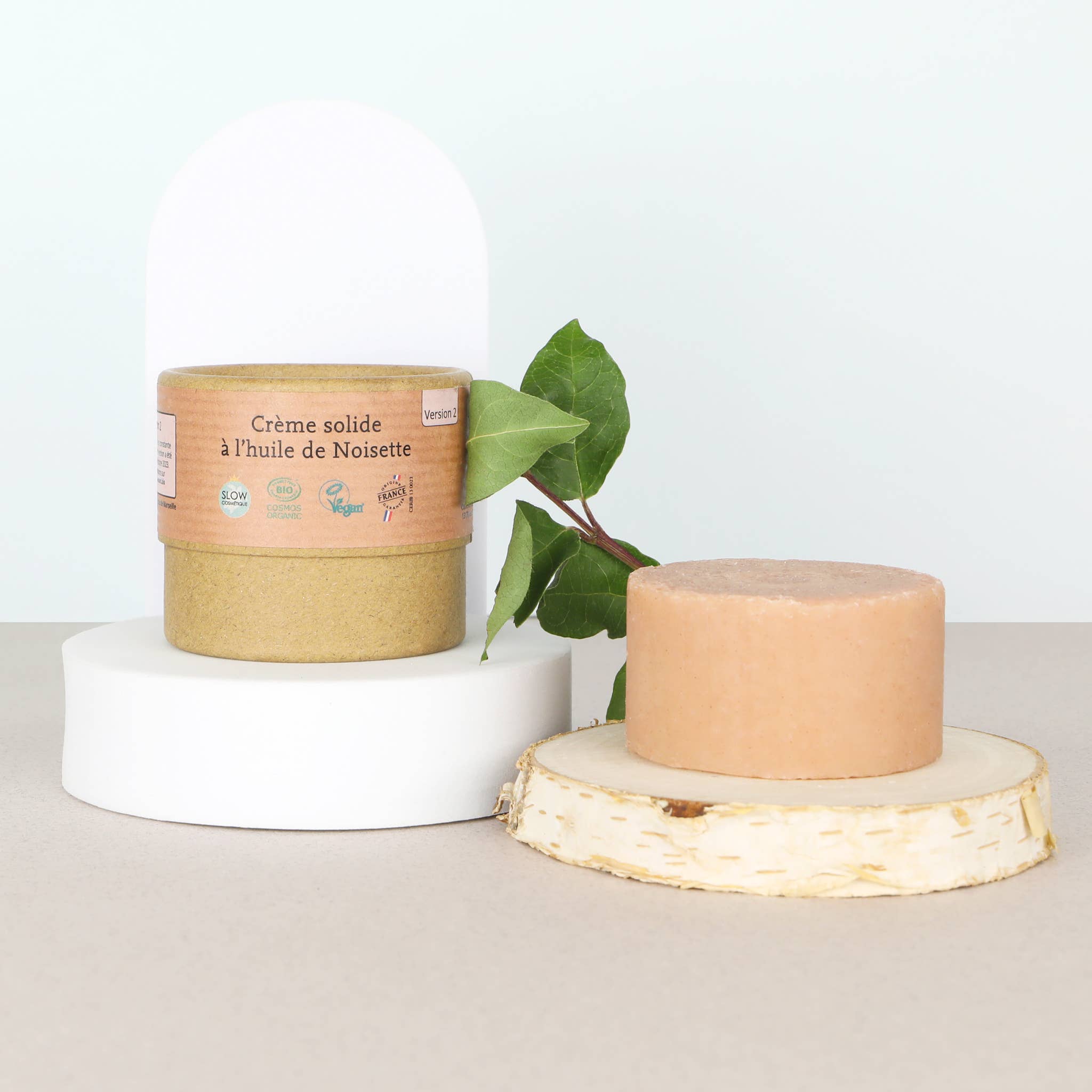 Crème solide à l'huile de noisette 🌰: 1 crème - 50g