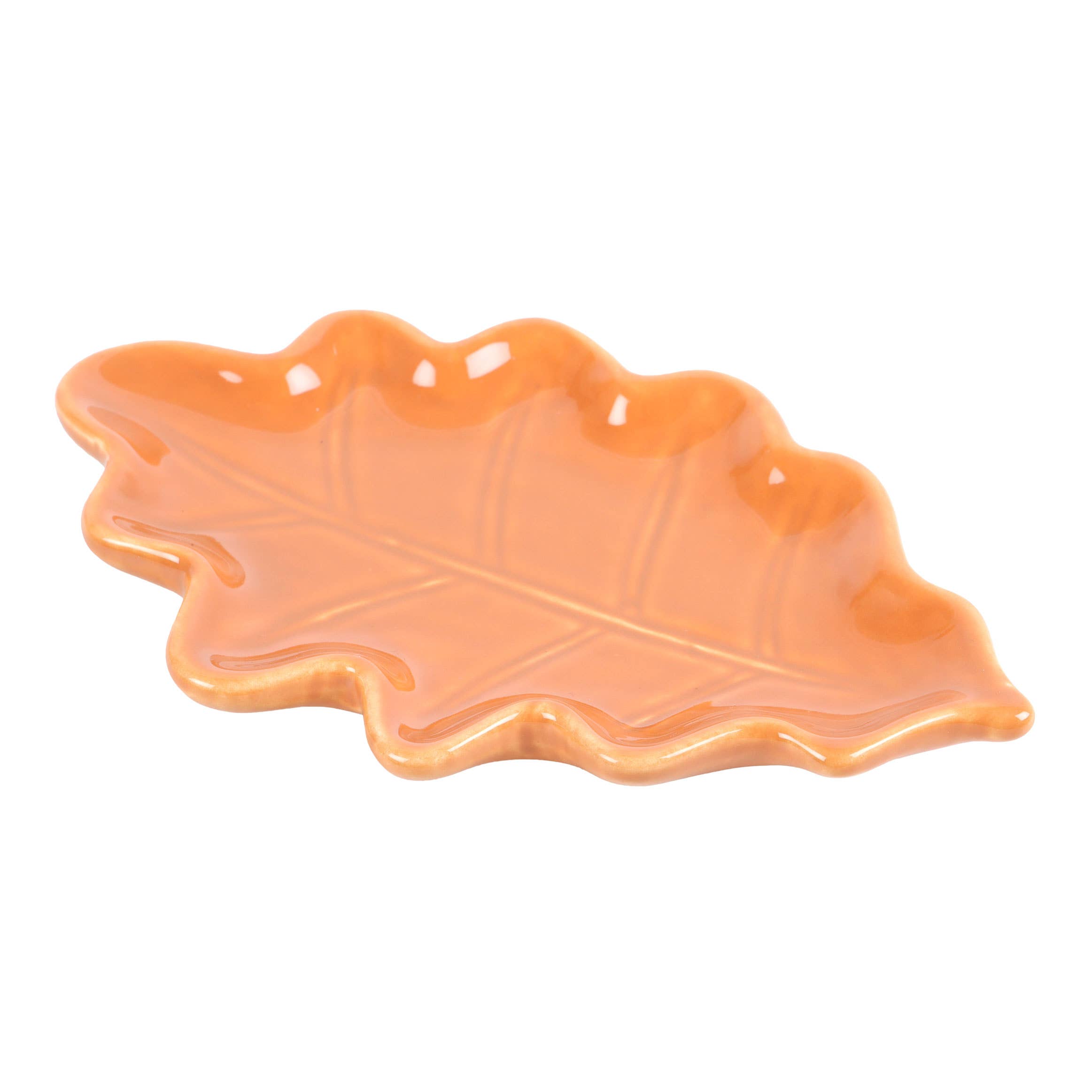 Plat à feuilles d'automne et d'automne
