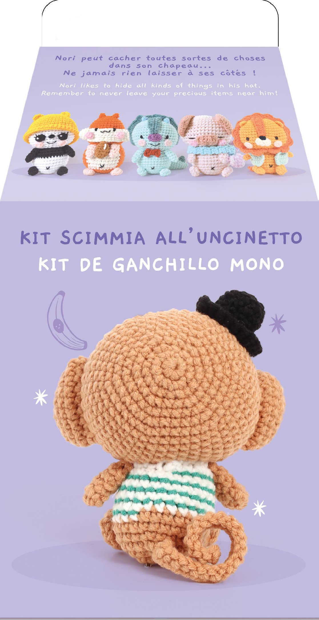 KIT MINIGURUMI SINGE NORI 100MM