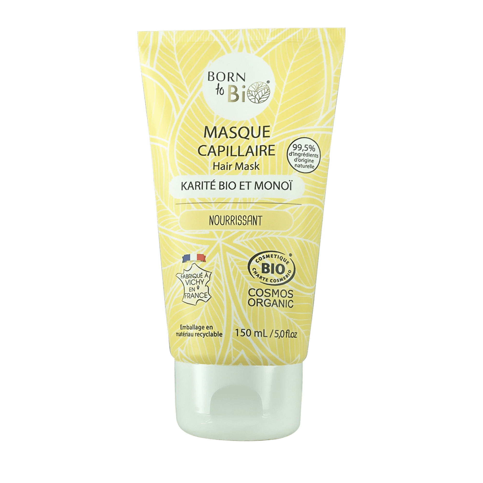 Masque capillaire Nourrissant Monoï bio et Karité