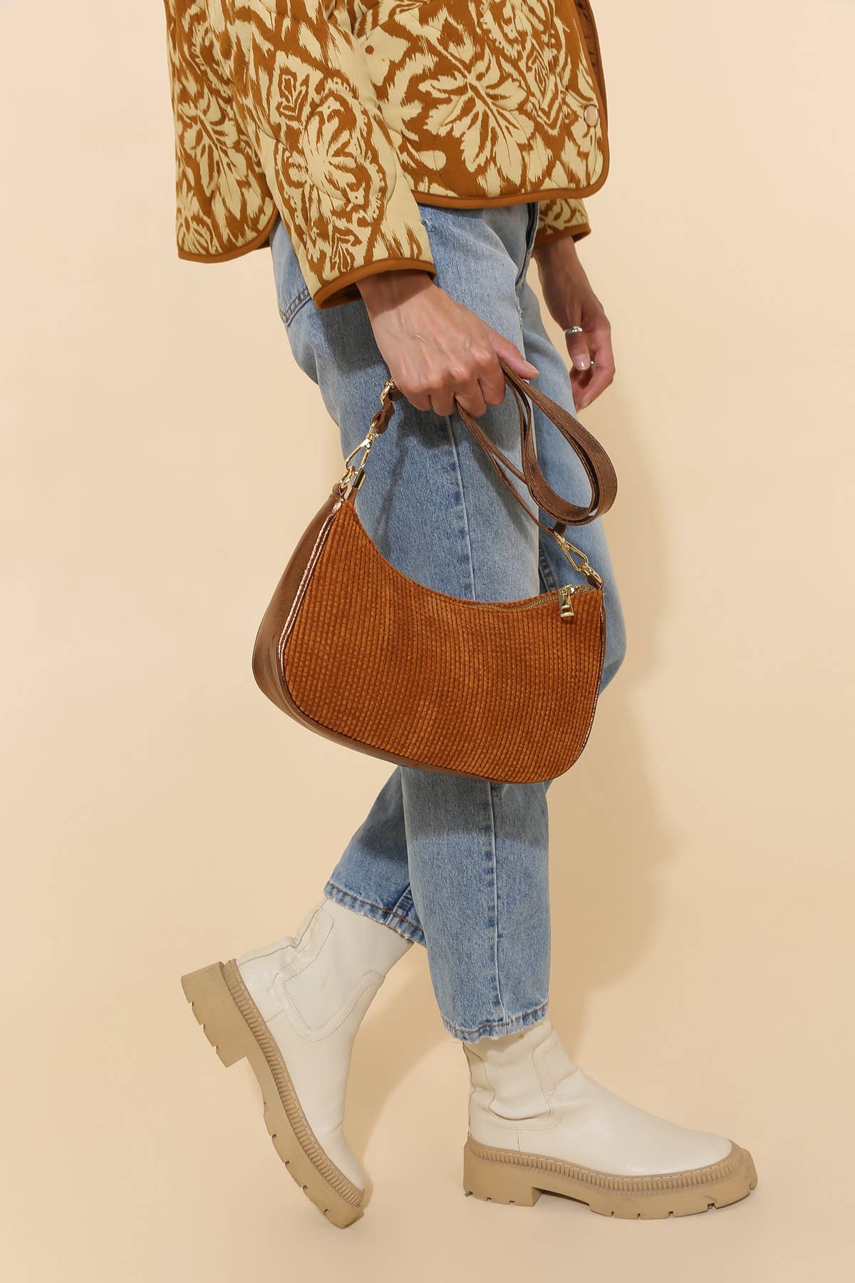 Sac ELEANORE VELOURS - 4134: Marine
